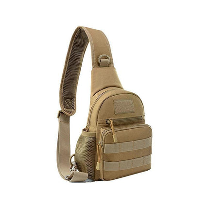 Man Shoulder Backpack Chest Bag Small Sling Cross Body Satchel Bag Outdoor - Camouflage.