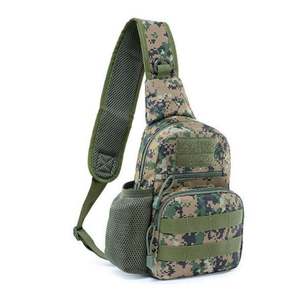 Man Shoulder Backpack Chest Bag Small Sling Cross Body Satchel Bag Outdoor - Camouflage.