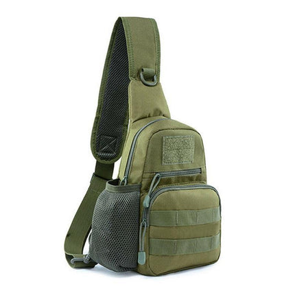 Man Shoulder Backpack Chest Bag Small Sling Cross Body Satchel Bag Outdoor - Camouflage.