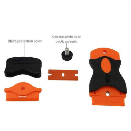 1X Plastic Razor Blade Paint Glue Adhesive Scraper Blades Cleaner Tools.