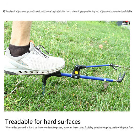 Bracket Fishing Rod Holder Multi Functional Rod Stand for Fishing and Outdoors - Black-240cm.