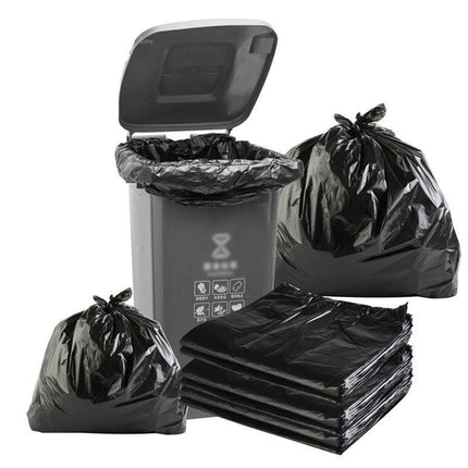 100Pcs Heavy-Duty Black Bin Bags - Durable Waste Refuse Sacks - 120*130cm-100PCS.