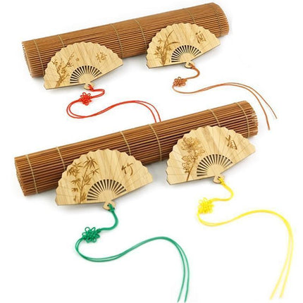 Chinese Style Bass Book Folder Book Clip Bamboo Bookmark Guitar Bookmark Lable - Ruan Pipa Bookmark - Chrysanthemum.