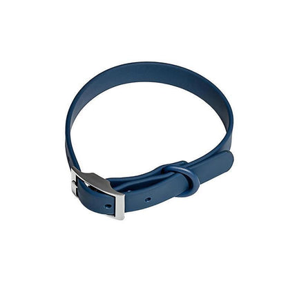 PVC Dog Collar Working Dog Kennels Waterproof Soft Adjustable for Pets M Size - Coffee.