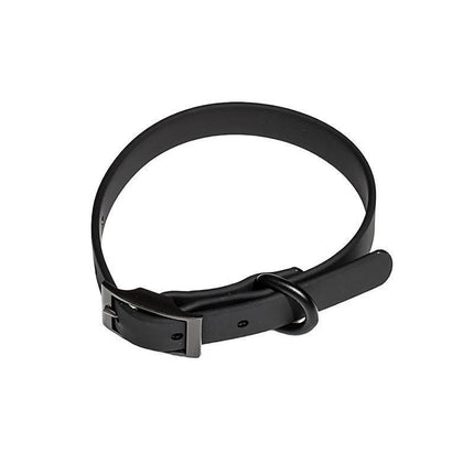 PVC Dog Collar Working Dog Kennels Waterproof Soft Adjustable for Pets M Size - Apricot.