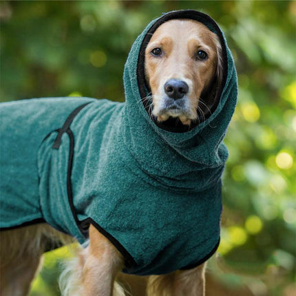 Dog Puppy HoodiesJacket Solid Coat Pet Winter Soft Warm Clothes S-5XL Purple - S.