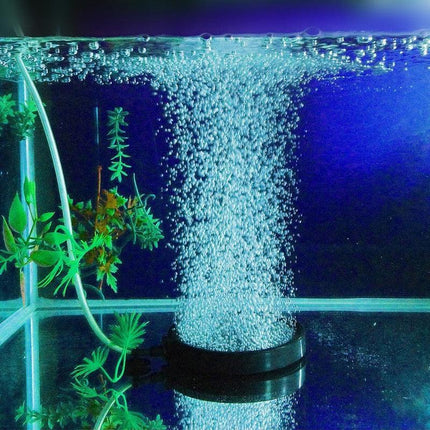 Air Bubble Disk Stone Aquarium Aerator Fish Tank Pump Hydroponics Oxygen - 13cm.
