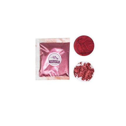 Mica Pigment Pearl Powder Resin Epoxy Premium Soaps Candle Bath Bomb Art Craft - Purplish Red.