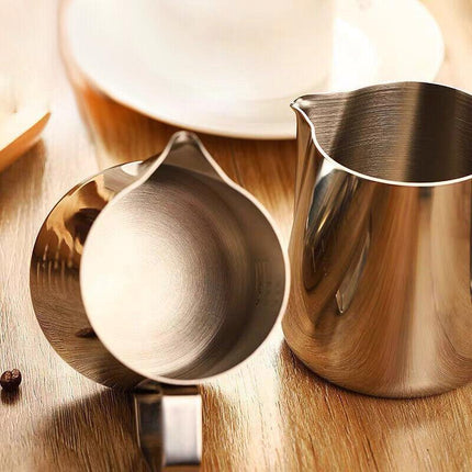 150-1000Ml Stainless Steel Milk Coffee Jug Latte Espresso Frothing Scale Pitcher - 350ML.