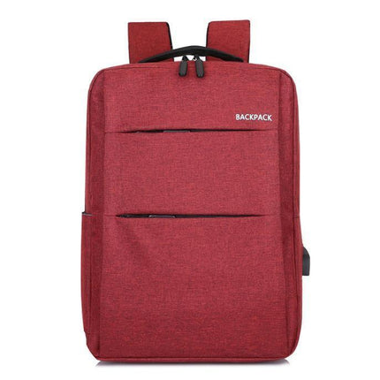 Waterproof Laptop Backpack Bag for Men Women School Travel Business Use - Blue 1 Zipper.