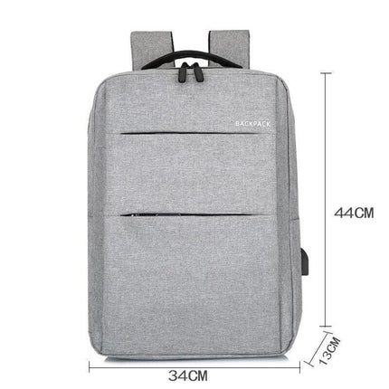 Waterproof Laptop Backpack Bag for Men Women School Travel Business Use - Red 1 Zipper.
