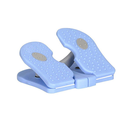 Indoor Mini Stepper Fitness Machine Leg Calf Stretch Cardio Trainer Home Workout - Blue.