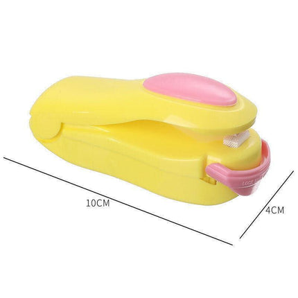 Handheld Mini Heat Sealer Poly Bag Sealing Machine Food Portable Plastic Small - Blue.