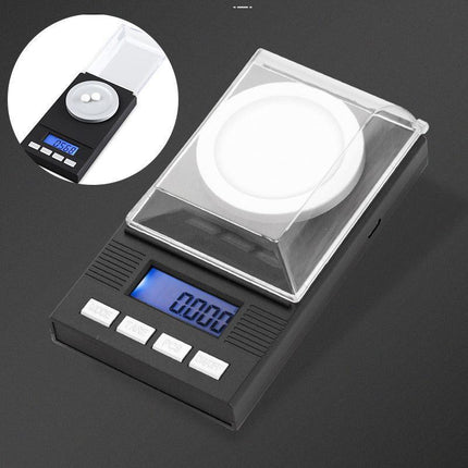 High Precision 50g 0.001g Digital Milligram Scale for Jewelry and Powder.
