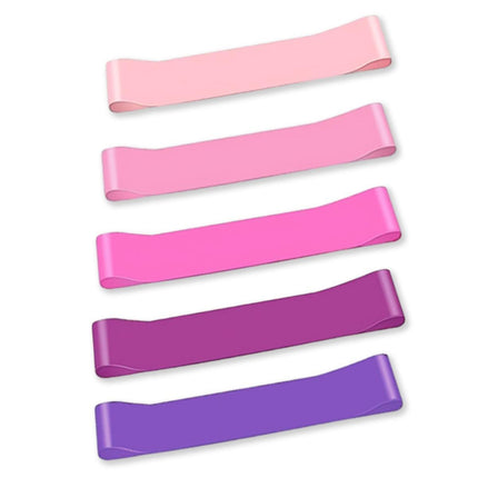 Exercise Resistance Bands Loop Power Strength Training Fitness Yoga Pilates Gym - Light Pink (600*50*0.4MM).