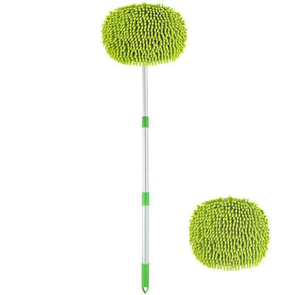 New Telescopic Car Brush Wash Soft Care Mop Vehicle Cleaning Window Adjustable - Mop Cloth(mop not included).