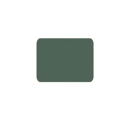 Leather Mouse Pad 30x25.5cm Waterproof Gaming Desk Mat Anti Slip Rubber Mousepad - Grey.