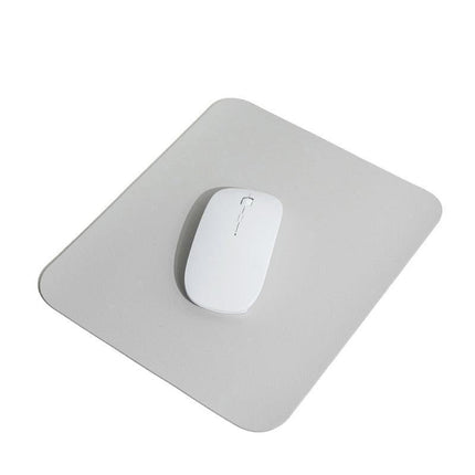 Pu Leather Gaming Mouse Pad Desk Mat Anti-Slip Speed Mousepad 22X22Cm Waterproof - Black.