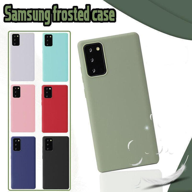 Sky Blue Shockproof Cover Slim Case for Samsung S21 S10 S20 Plus Ultra FE Note20 - Samsung Galaxy S21 Ultra.