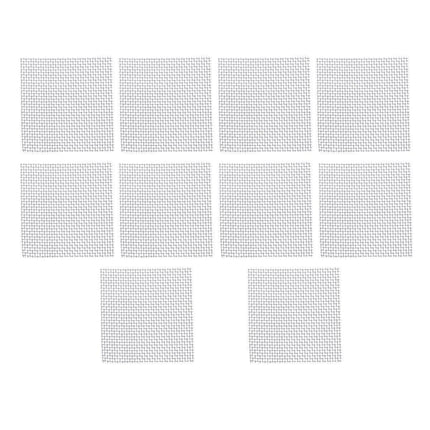 10pcs Stainless Steel Wire Mesh for Water Plants Fish Tank Aquarium Decoration - 8x8cm.