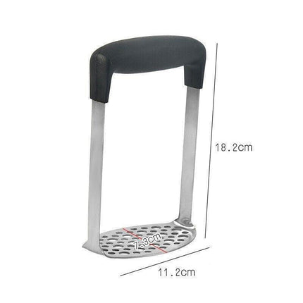 Potato Masher Vegetable Tool Stainless Steel Heat Kitchen Resistant Press Rice A.