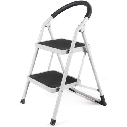 Folding Portable Multi Step Ladder with Handrail Household A Type Iron Ladder.