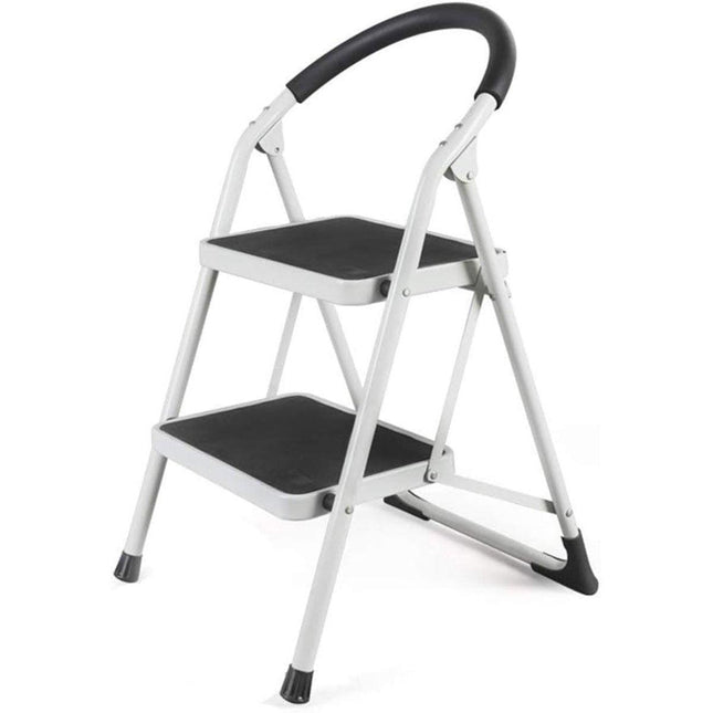 Folding Portable Multi Step Ladder with Handrail Household A Type Iron Ladder.