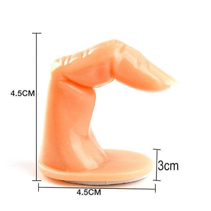 5PCS Model Fake Display Hand Nail Art Practice Finger For Training Manicure.