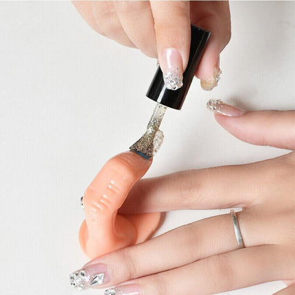 5PCS Model Fake Display Hand Nail Art Practice Finger For Training Manicure.