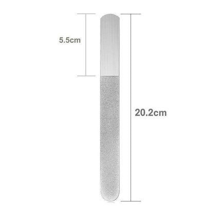 Diamond Nail File for Hand Foot Care Manicure Podiatry Tool 20.2cm - 1PC.