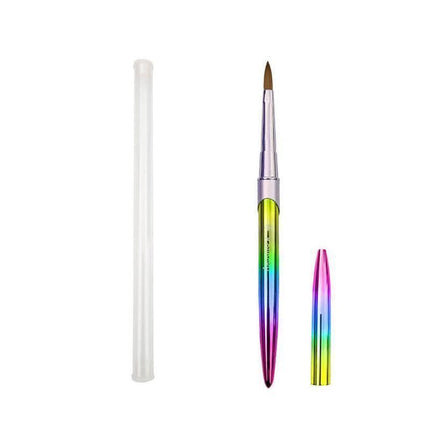 Kolinsky Acrylic Nail Art Brush Manicure Powder Professional Tools Size 2-18 - 14#.