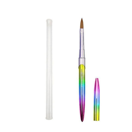 Kolinsky Acrylic Nail Art Brush Manicure Powder Professional Tools Size 2-18 - 16#.