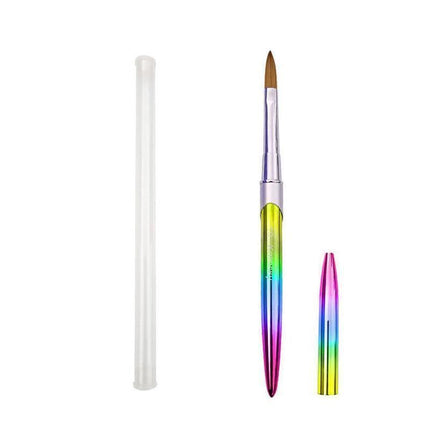 Kolinsky Acrylic Nail Art Brush Manicure Powder Professional Tools Size 2-18 - 16#.