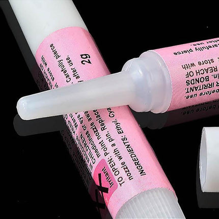 Nail Glue Adhesive 2g for Fake Nails Tips Acrylic Nail Art Strong Bond 2 to 50PCS - 50PCS.
