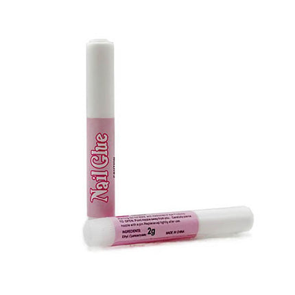 Nail Glue Adhesive 2g for Fake Nails Tips Acrylic Nail Art Strong Bond 2 to 50PCS - 50PCS.