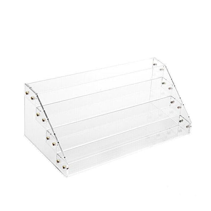 Nail Polish Storage Rack with 4 to 6 Tiers Acrylic Display Stand for Makeup and Lipstick - 5Tiers.