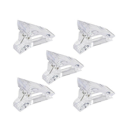 5-50Pcs Nail Tips Clip Clamps For Poly Gel Quick Building Extension Builder Tool - 5PCS.