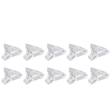 5-50Pcs Nail Tips Clip Clamps For Poly Gel Quick Building Extension Builder Tool - 5PCS.