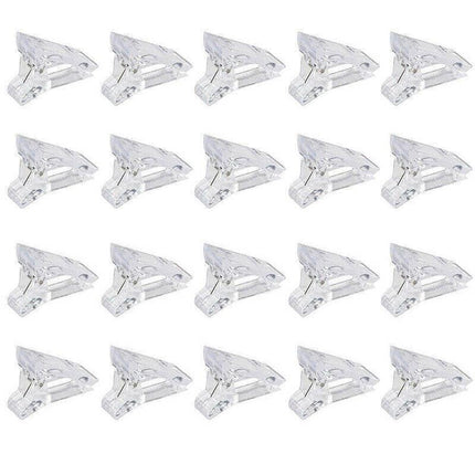 5-50Pcs Nail Tips Clip Clamps For Poly Gel Quick Building Extension Builder Tool - 5PCS.
