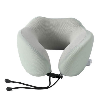 Memory Foam U Shaped Neck Pillow Travel Portable Office Nap Support Pillow - Green.