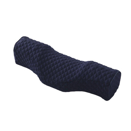 Orthopedic Memory Foam Cervical Neck Pillow for Sleep Support Slow Rebound - Navy.