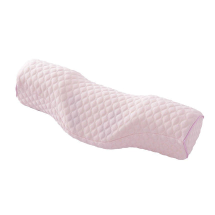 Orthopedic Memory Foam Cervical Neck Pillow for Sleep Support Slow Rebound - Pink.