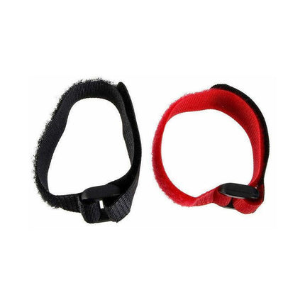 10pcs Rooster Anti Crow Collar Adjustable Nylon Neck Belt Poultry Sound Control - Red.
