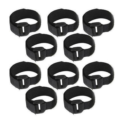 10pcs Rooster Anti Crow Collar Adjustable Nylon Neck Belt Poultry Sound Control - Red.