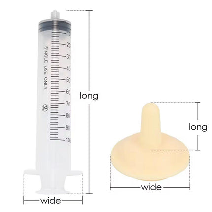 Kitten Puppy Pet Feeding Syringe Feeder Cat Dog Nursing Bottle with Pacifier - L-4PCS.