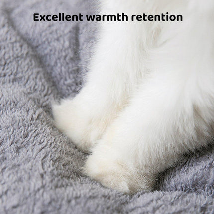 Removable Washable Pet House Four Seasons Cat Enclosed House - Grey-S.