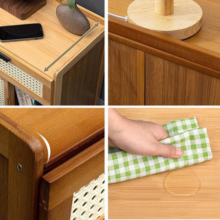 Small Bedroom Nightstand Storage Cabinet Sideboard Cabinet for Home Organization.