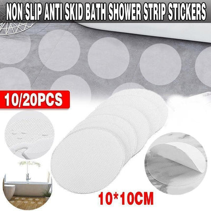 10/20X Non Slip Shower Strip Stickers Bathroom Tub Anti-Slip Applique Set - 10PCS.