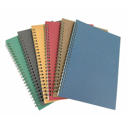 6pcs A5 Spiral Notebook Homework Exercise Book Durable Notepad for School Office.