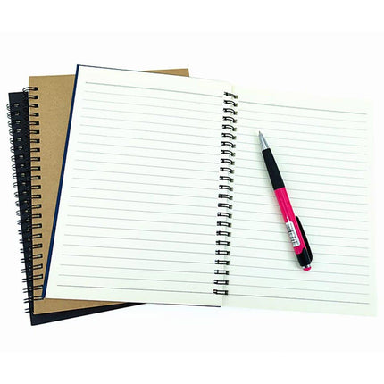 6pcs A5 Spiral Notebook Homework Exercise Book Durable Notepad for School Office.